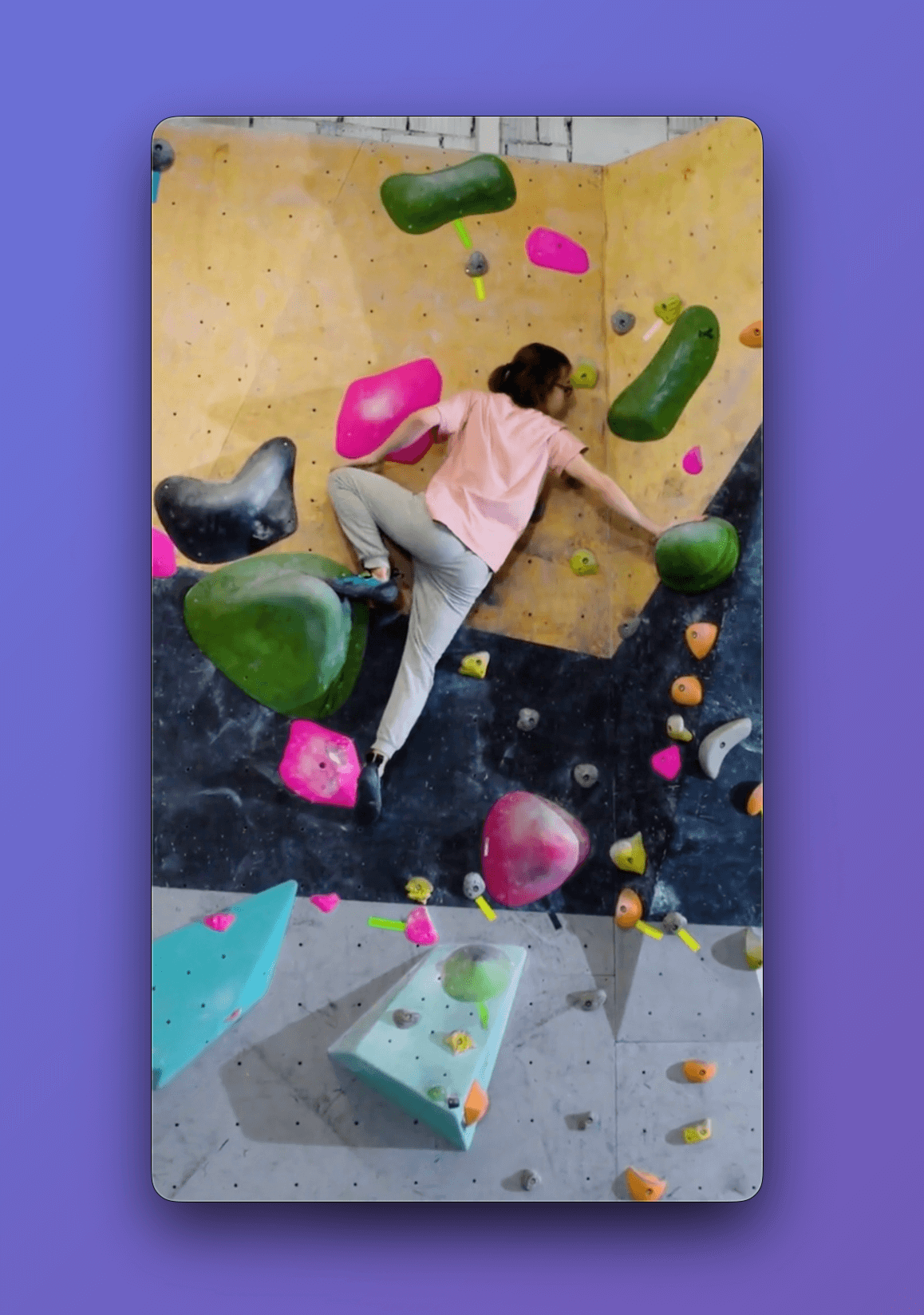 Record climb